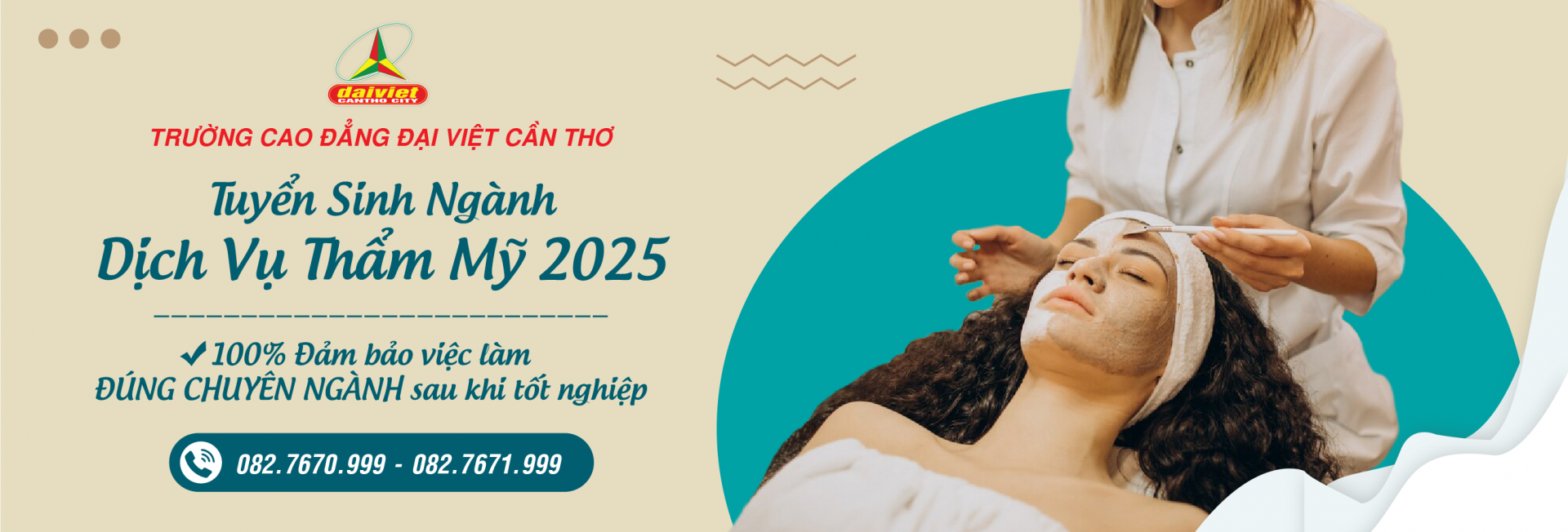 Đăng ký tuyển sinh ngành thẩm mỹ 2025