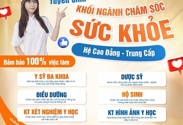 TUYỂN SINH KHỐI NGÀNH CHĂM SÓC SỨC KHỎE 2025 HỆ CAO ĐẲNG - TRUNG CẤP TẠI TRƯỜNG CAO ĐẲNG ĐẠI VIỆT SÀI GÒN CƠ SỞ CẦN THƠ