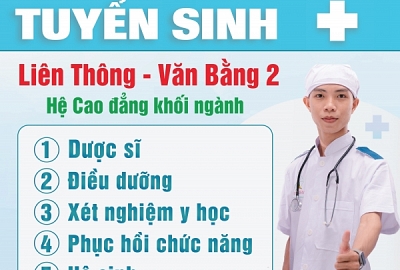 ĐẠI VIỆT CẦN THƠ THÔNG BÁO TUYỂN SINH LIÊN THÔNG, VĂN BẰNG 2 HỆ CAO ĐẲNG KHỐI NGÀNH CHĂM SÓC SỨC KHỎE ĐÀO TẠO VÀO THỨ 7 VÀ CHỦ NHẬT