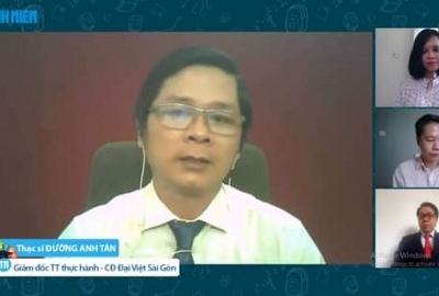 Trường Cao đẳng Đại Việt Sài Gòn cơ sở Cần Thơ liên kết phối hợp cùng Báo Thanh Niên tổ chức chương trình tư vấn truyền hình trực tuyến với chủ đề "Điểm chuẩn tăng, giảm ra sao?"