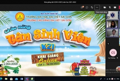 CHÀO TÂN SINH VIÊN ĐẠI VIỆT SÀI GÒN CƠ SỞ CẦN THƠ LIÊN KẾT - ĐỢT 3 NĂM HỌC 2021 - 2022