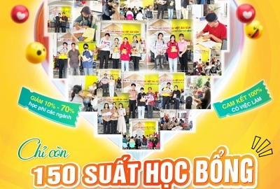 HOT HOT HOT – CHỈ CÒN 150 SUẤT HỌC BỔNG CUỐI CÙNG TẠI ĐẠI VIỆT CẦN THƠ!!!