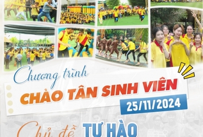 THÔNG BÁO VỀ VIỆC TỔ CHỨC CHƯƠNG TRÌNH CHÀO ĐÓN TÂN SINH VIÊN 2024 CHỦ ĐỀ  ❤️TỰ HÀO SINH VIÊN ĐẠI VIỆT