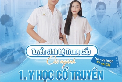 ĐẠI VIỆT CẦN THƠ THÔNG BÁO TUYỂN SINH  HỆ TRUNG CẤP NGÀNH Y HỌC CỔ TRUYỀN, Y SỸ ĐA KHOA.