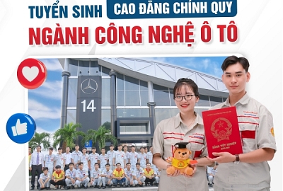 TUYỂN SINH CAO ĐẲNG CHÍNH QUY NGÀNH CÔNG NGHỆ Ô TÔ HỌC TẠI ĐẠI VIỆT CẦN THƠ
