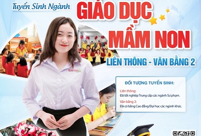 ĐẠI VIỆT CẦN THƠ THÔNG BÁO TUYỂN SINH LIÊN THÔNG, VĂN BẰNG 2 HỆ CAO ĐẲNG NGÀNH GIÁO DỤC MẦM NON