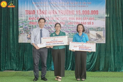 CÙNG ĐẠI VIỆT TRAO YÊU THƯƠNG ĐẾN TRƯỜNG MẦM NON ĐAN THƯỢNG 2 TỈNH PHÚ THỌ