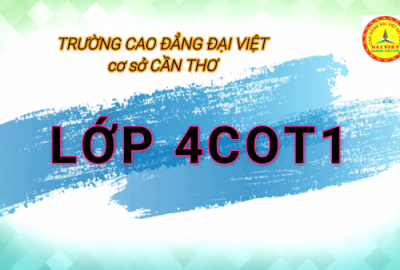 Bài dự thi số 04: Lớp 4COT1 - Khoa Kỹ Thuật – Công Nghệ