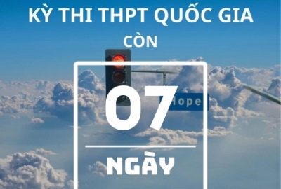 ĐẾM NGƯỢC 7 NGÀY TRƯỚC KỲ THI THPT QUỐC GIA 2024