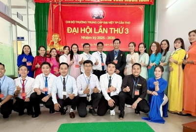 ĐẠI HỘI CHI BỘ TRƯỜNG TRUNG CẤP ĐẠI VIỆT TP CẦN THƠ LẦN THỨ III, NHIỆM KỲ 2025 – 2030