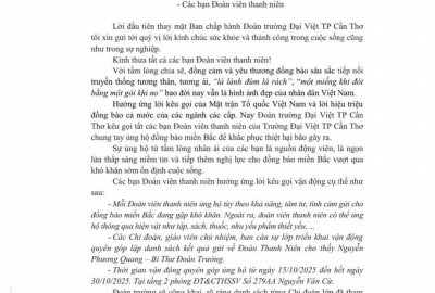 CHUNG TAY HƯỚNG VỀ MIỀN BẮC THÂN YÊU