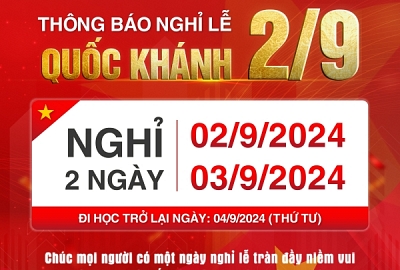 ĐẠI VIỆT CẦN THƠ THÔNG BÁO NGHĨ LỄ QUỐC KHÁNH 2 THÁNG 9