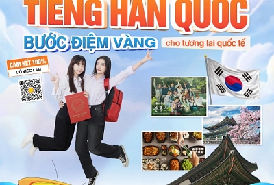TIẾNG HÀN BƯỚC ĐỆM VÀNG CHO TƯƠNG LAI QUỐC TẾ
