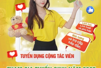 Thông báo tuyển dụng Cộng tác viên tham gia công tác Tuyển sinh tư vấn hướng nghiệp.
