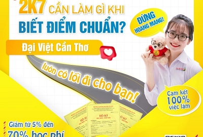 2K7 CẦN LÀM GÌ SAU KHI BIẾT ĐIỂM CHUẨN?