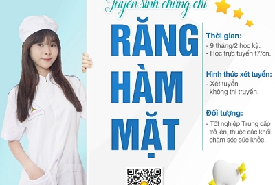 ĐẠI VIỆT CẦN THƠ THÔNG BÁO TUYỂN SINH LỚP CHỨNG CHỈ RĂNG HÀM MẶT