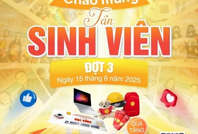LOA LOA! THÔNG BÁO CHƯƠNG TRÌNH CHÀO ĐÓN TÂN SINH VIÊN ĐẠI VIỆT CẦN THƠ ĐỢT 3 KHÓA 2025
