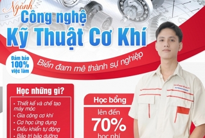 ĐẠI VIỆT CẦN THƠ TUYỂN SINH NGÀNH CÔNG NGHỆ KỸ THUẬT CƠ KHÍ
