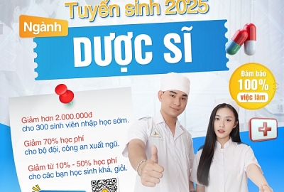 ĐẠI VIỆT CẦN THƠ TUYỂN SINH NGÀNH DƯỢC SĨ 2025