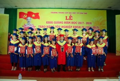 LỄ TRAO BẰNG TỐT NGHIỆP KHÓA IV (2015 – 2017) VÀ KHAI GIẢNG NĂM HỌC 2017 – 2018