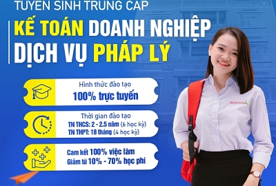 ĐẠI VIỆT CẦN THƠ THÔNG BÁO TUYỂN SINH TRUNG CẤP NGÀNH KẾ TOÁN DOANH NGHIỆP - DỊCH VỤ PHÁP LÝ