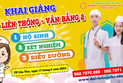 TRƯỜNG ĐẠI VIỆT CẦN THƠ KHAI GIẢNG TRỰC TUYẾN LỚP “ HỘ SINH, XÉT NGHIỆM VÀ ĐIỀU DƯỠNG”