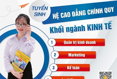 ĐẠI VIỆT CẦN THƠ THÔNG BÁO TUYỂN SINH HỆ CAO ĐẲNG CHÍNH QUY CÁC KHỐI NGÀNH KINH TẾ NĂM 2024