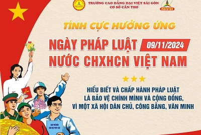 HƯỞNG ỨNG NGÀY NGÀY PHÁP LUẬT VIỆT NAM 09/11/2024