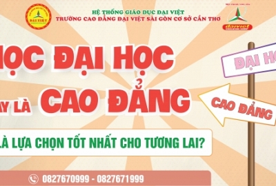 HỌC ĐẠI HỌC HAY LÀ CAO ĐẲNG: ĐÂU LÀ LỰA CHỌN TỐT NHẤT CHO TƯƠNG LAI?