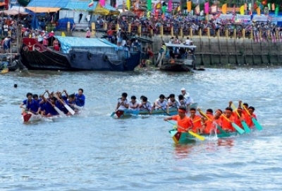 Khai mạc giải đua thuyền, trò chơi dân gian và  Lễ Kỳ Yên Thượng điền Đình Bình Thủy năm 2019