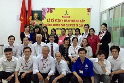 Kỷ niệm 4 năm thành lập trường Trung cấp Đại Việt TP Cần Thơ
