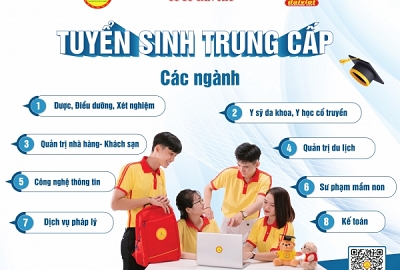 ĐẠI VIỆT CẦN THƠ THÔNG BÁO TUYỂN SINH TRUNG CẤP CÁC NGÀNH