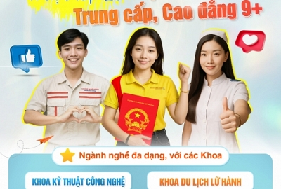 TRƯỢT LỚP 10 HỌC NGAY TRUNG CẤP, CAO ĐẲNG 9+ TẠI ĐẠI VIỆT SÀI GÒN CƠ SỞ CẦN THƠ!
