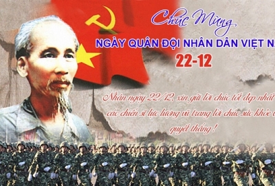 Kỷ niệm 78 năm Ngày thành lập Quân đội nhân dân Việt Nam (22/12/1944 - 22/12/2022)
