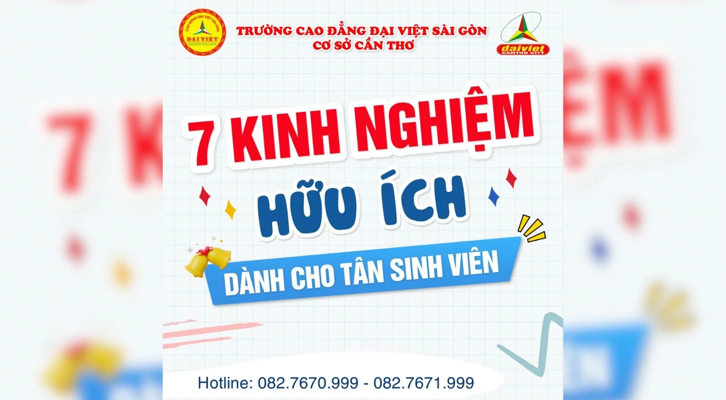 7 Kinh Nghiệm Hữu Ích Dành Cho Tân Sinh Viên