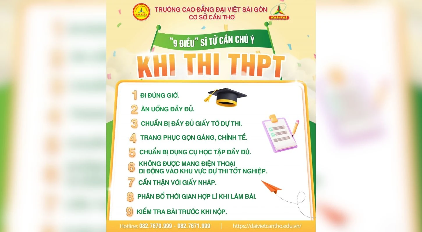 “9 Bí Kíp Cực Hữu Ích” Giúp Sĩ Tử Vững Tâm Bước Vào Kỳ Thi Thpt 2025