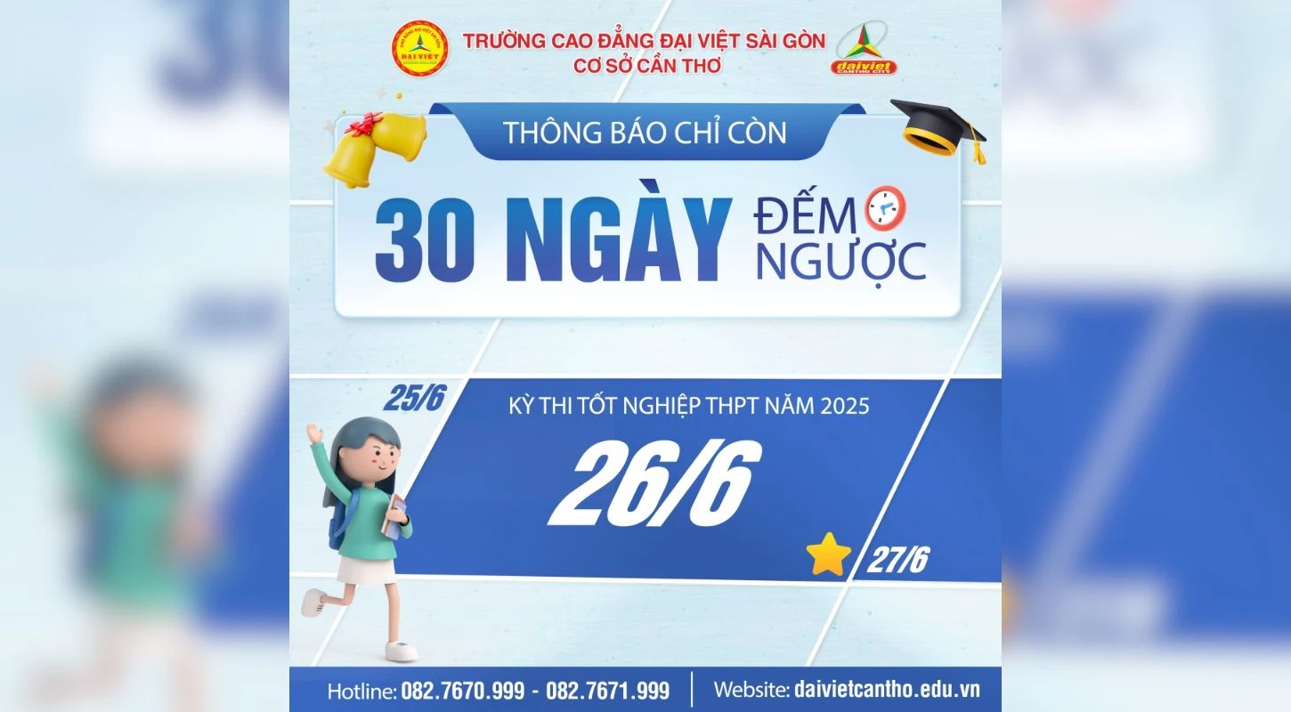 Còn 30 Ngày Nữa Đến Kỳ Thi Tốt Nghiệp Thpt 2025