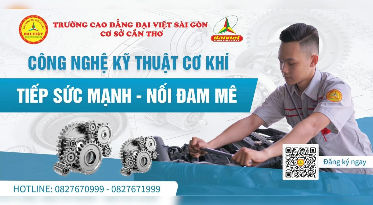 Công Nghệ Kỹ Thuật Cơ Khí Tiếp Sức Mạnh - Nối Đam Mê