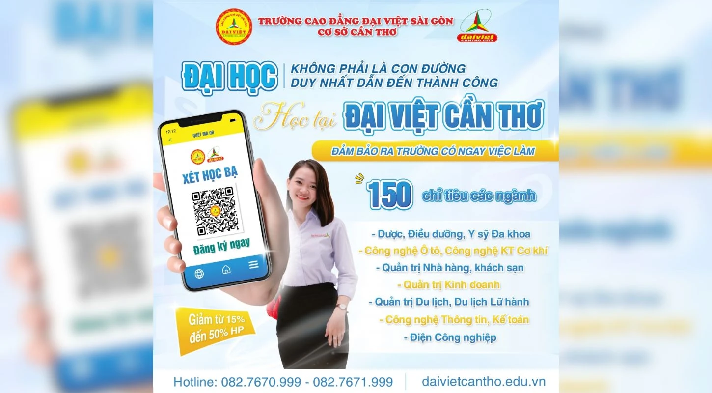 Đại Học Không Là Con Đường Duy Nhất – Học Cao Đẳng Đại Việt Tp Cần Thơ Đảm Bảo Có Việc Làm