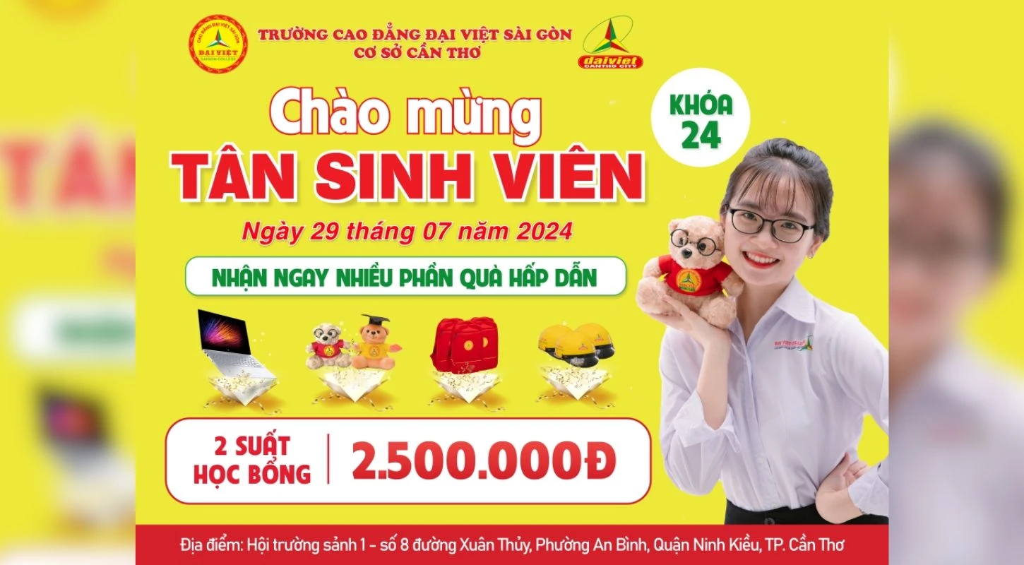 Đại Việt Sài Gòn – Cơ Sở Cần Thơ Khai Giảng Đợt 1 Ngày 29/7/2024