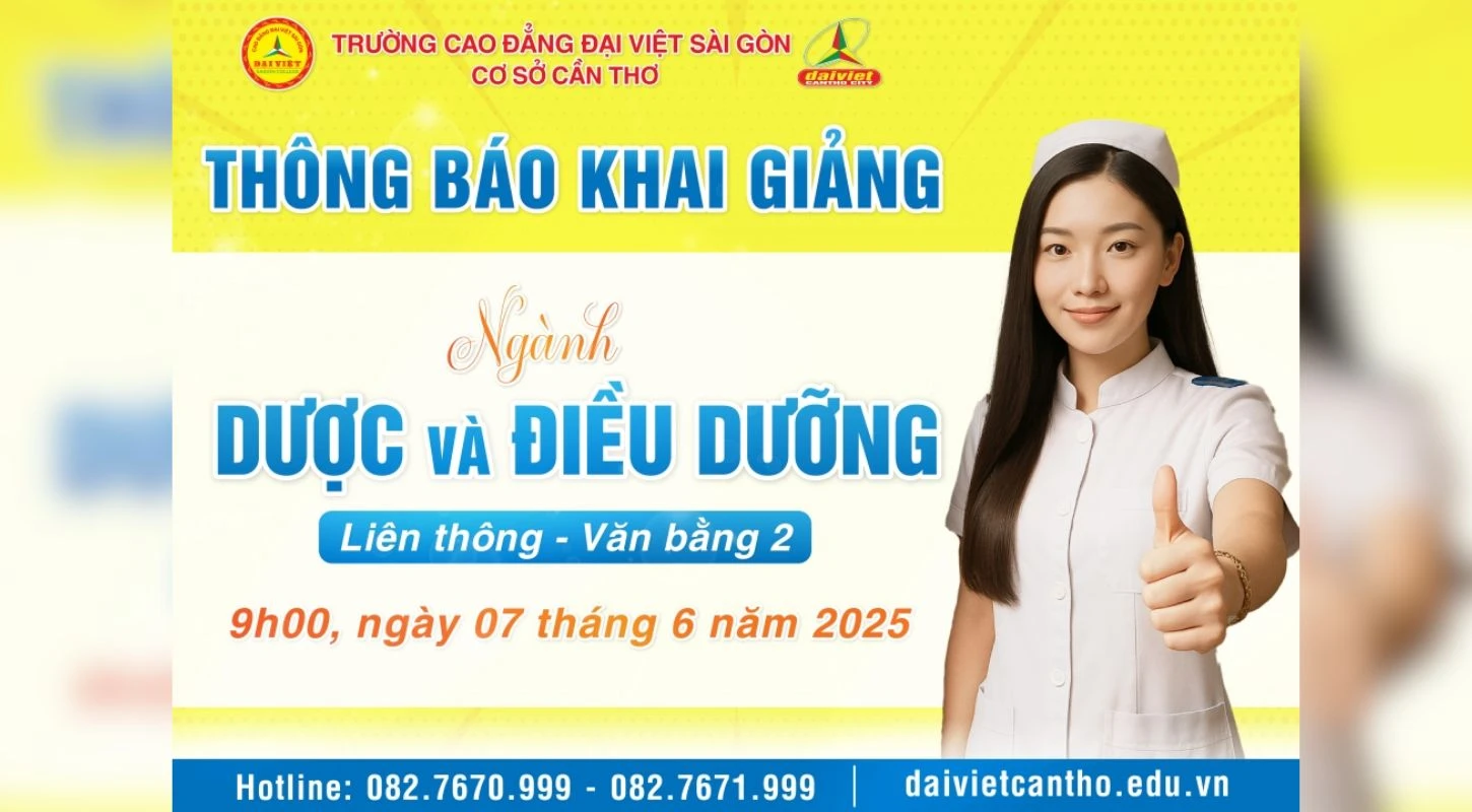 Đại Việt Sài Gòn Cơ Sở Cần Thơ - Thông Báo Khai Giảng