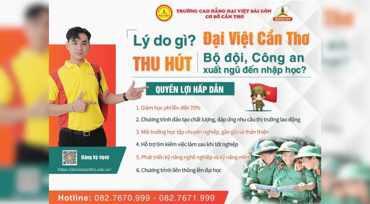 Đại Việt Tp Cần Thơ – Điểm Đến Lý Tưởng Cho Bộ Đội, Công An Xuất Ngũ
