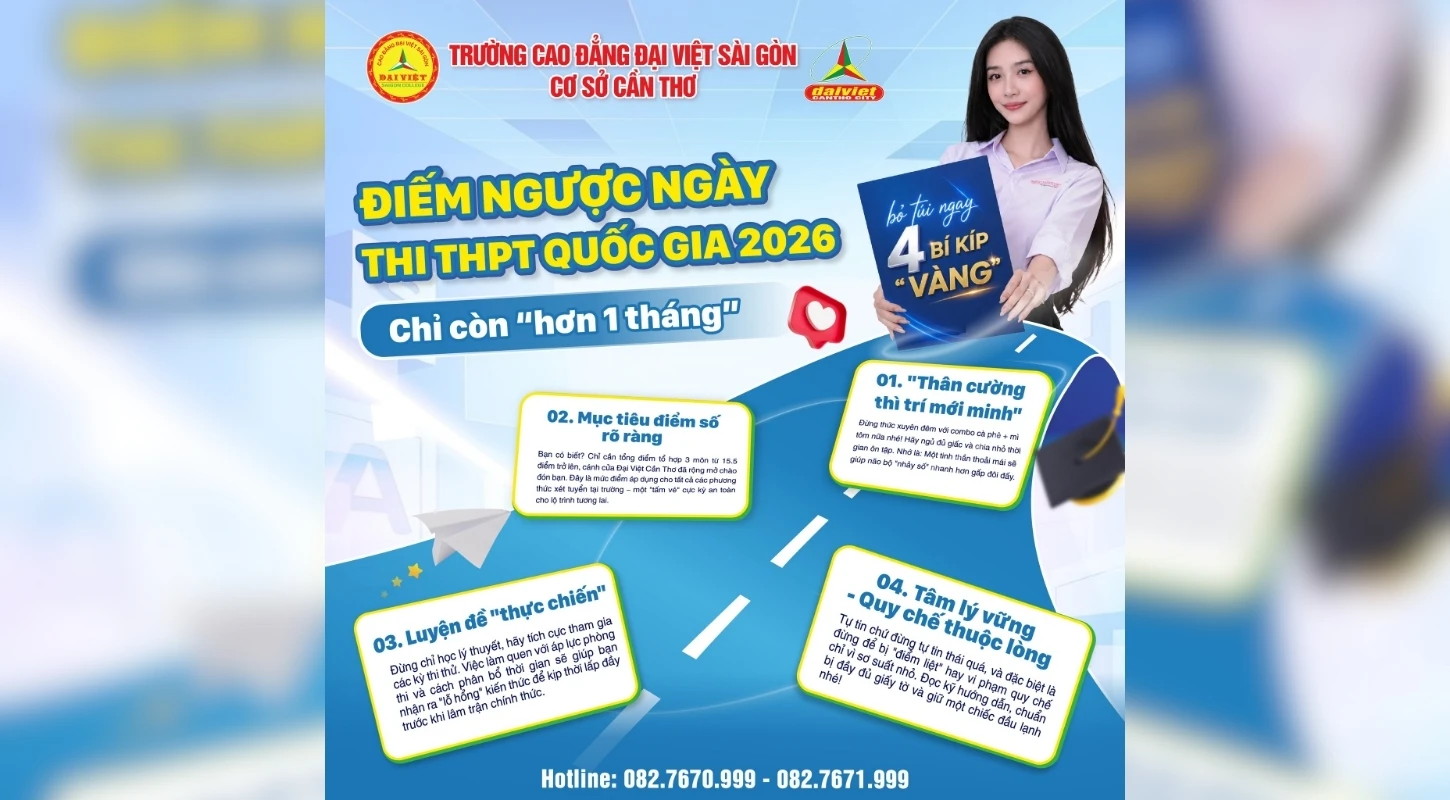 ĐẾM NGƯỢC KỲ THI THPT QUỐC GIA 2026 – SĨ TỬ 2K8 ĐỪNG BỎ QUA!