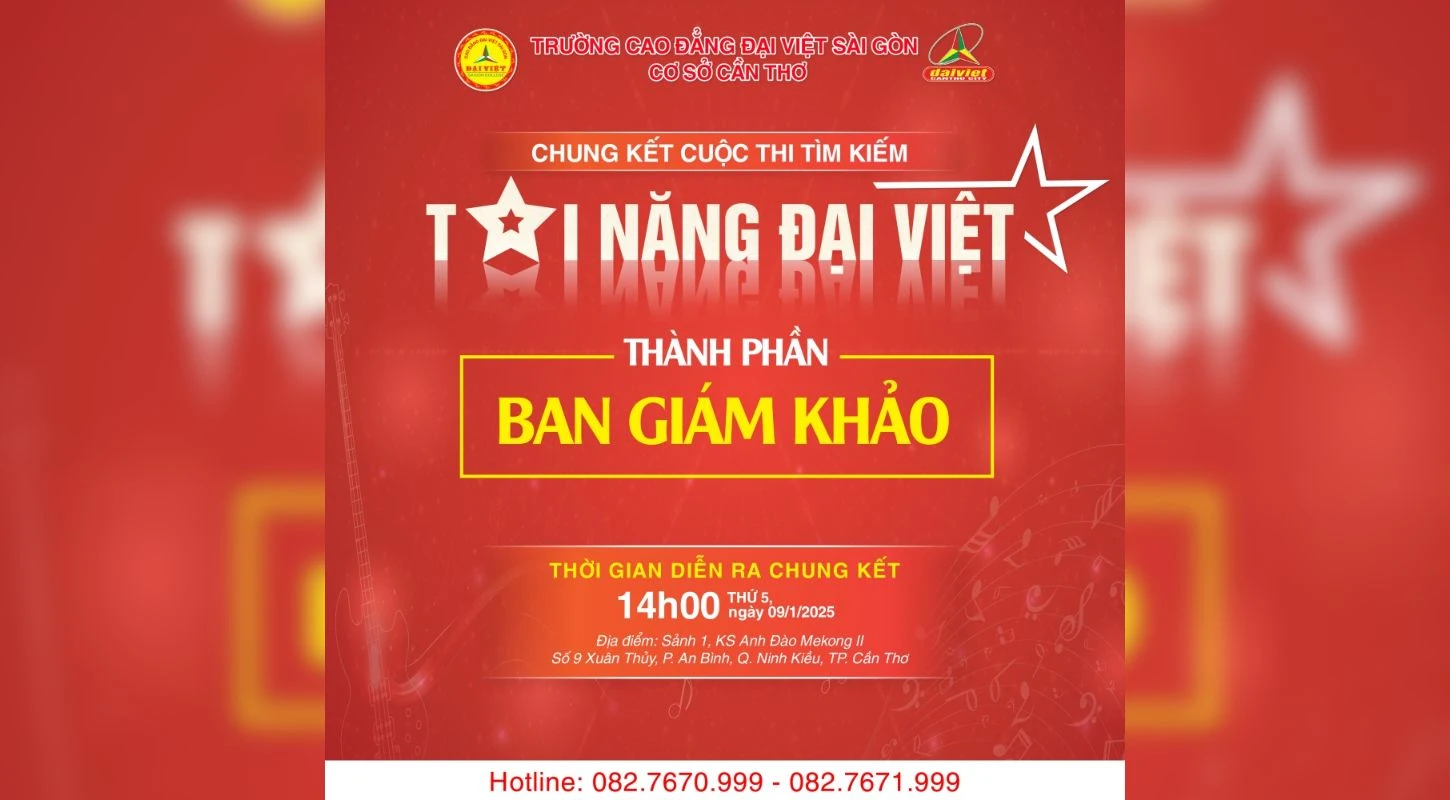 Giới Thiệu Ban Giám Khảo Cuộc Thi Tìm Kiếm Tài Năng Sinh Viên Đại Việt - Dai Viet Got Talent