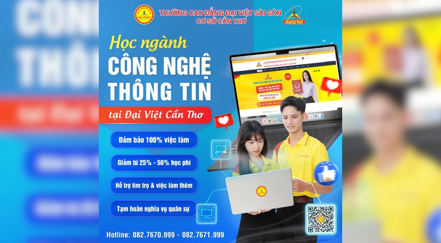 Học Công Nghệ Thông Tin Tại Trường Cao Đẳng Đại Việt Tp Cần Thơ