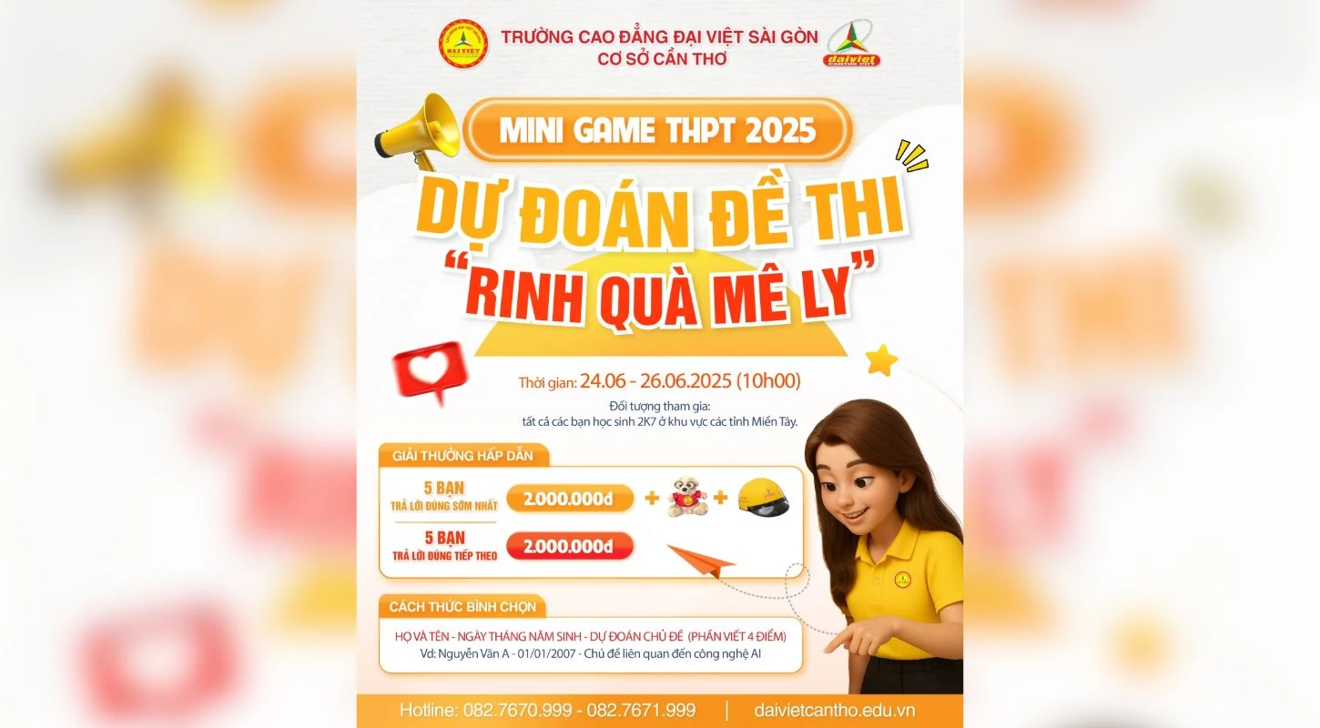 Mini Game: Đoán Đề Thi Rinh Quà Mê Ly 2025