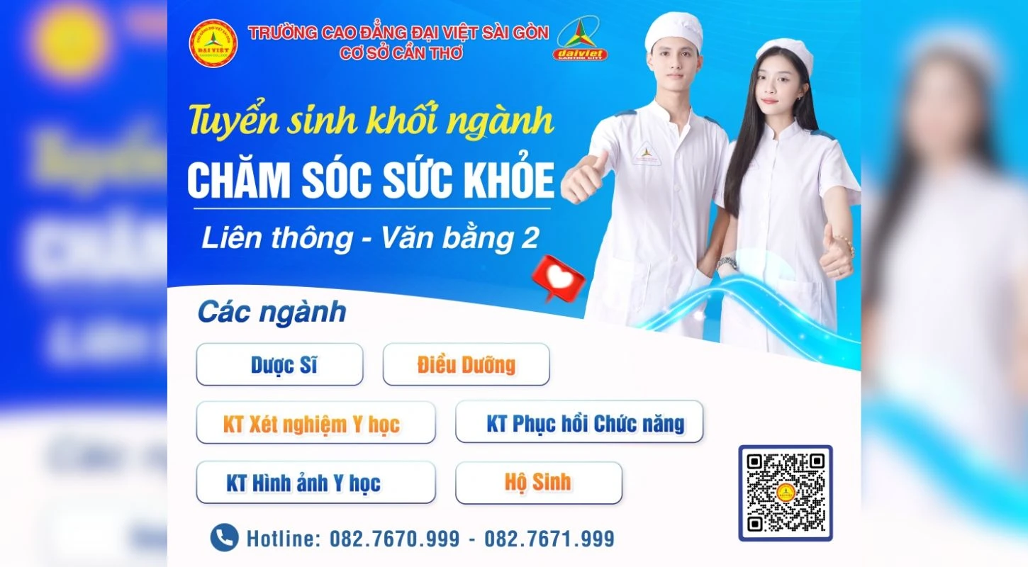 Nhận Học Bổng Giảm 10% Khi Nhập Học Cao Đẳng Liên Thông, Văn Bằng 2 Tại Đại Việt Tp Cần Thơ