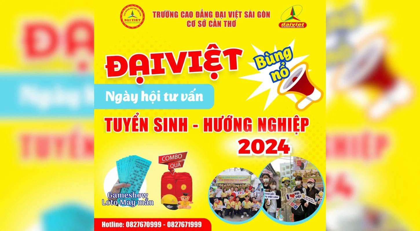 Nhận Quà Ngay Tại Gian Tuyển Sinh Tư Vấn Hướng Nghiệp Của Đại Việt Tp Cần Thơ