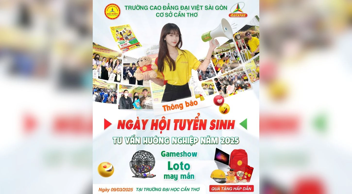 Nhận Quà Ngay Tại Gian Tuyển Sinh Tư Vấn Hướng Nghiệp Của Đại Việt Tp Cần Thơ