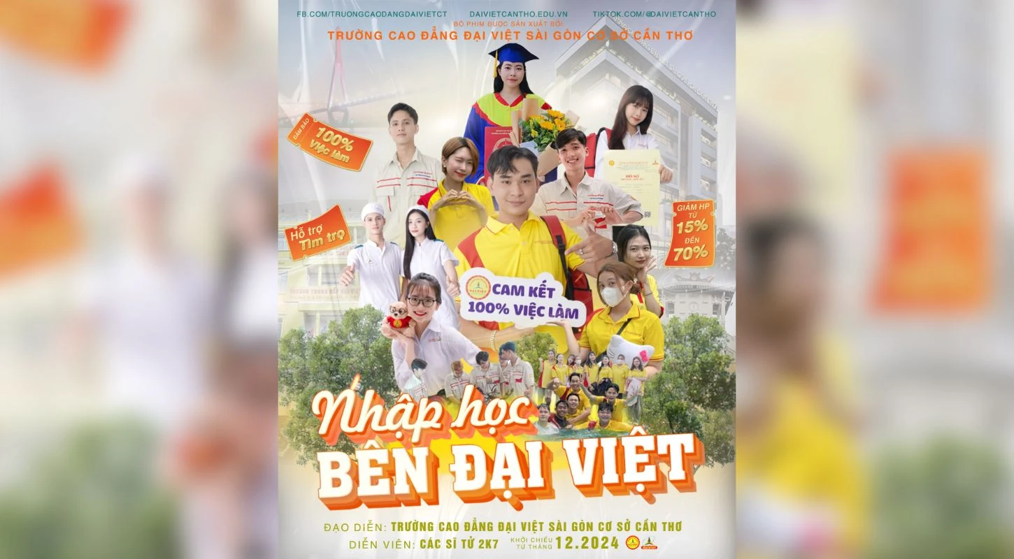 “Nhập Học Bên Đại Việt” – Hành Trình Mới Của Tân Sinh Viên 2025 Tại Đại Việt Tp Cần Thơ